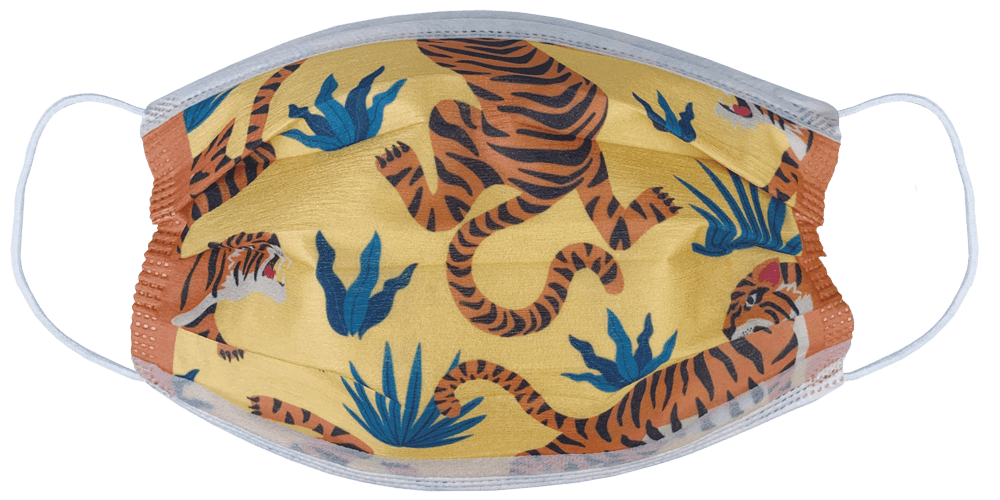 Printed Face Mask: Folded